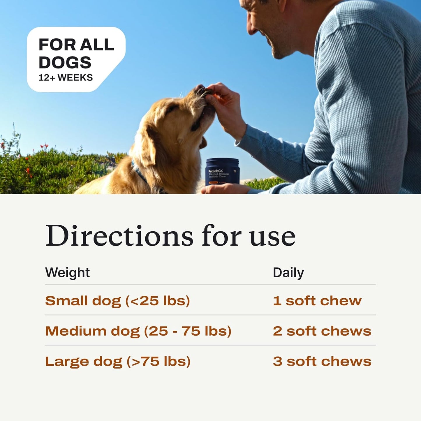 Allergy & Immune Chews - dog probiotics for seasonal allergies